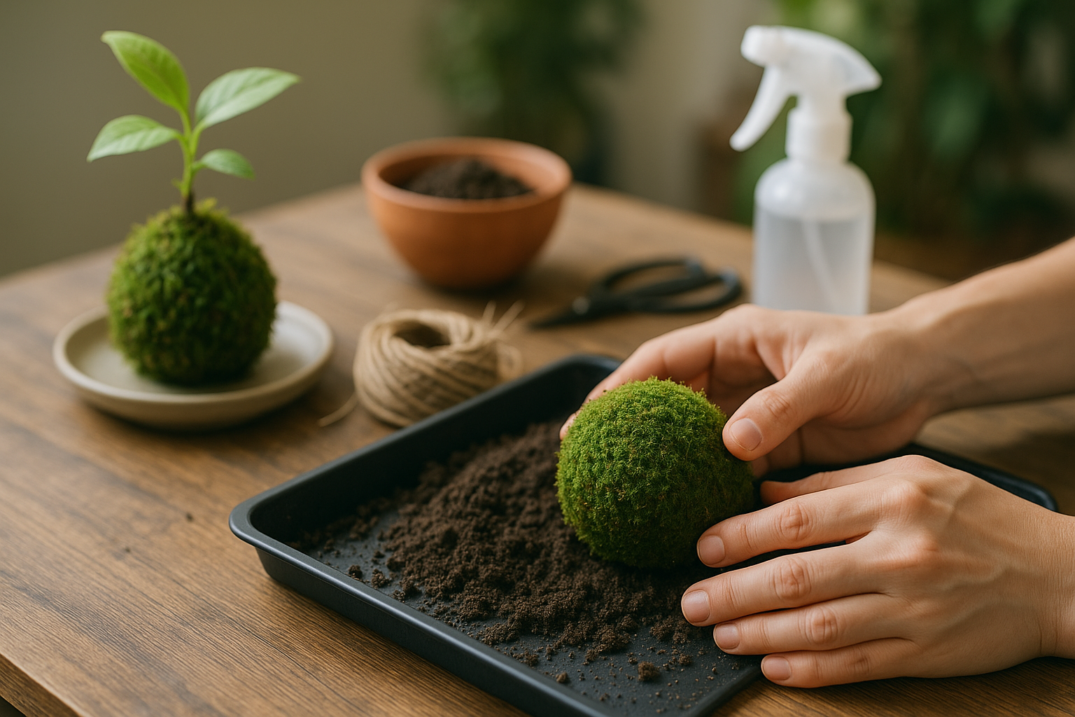 Image of Comparing Methods to Create Kokedama! Recommended Techniques for Beginners