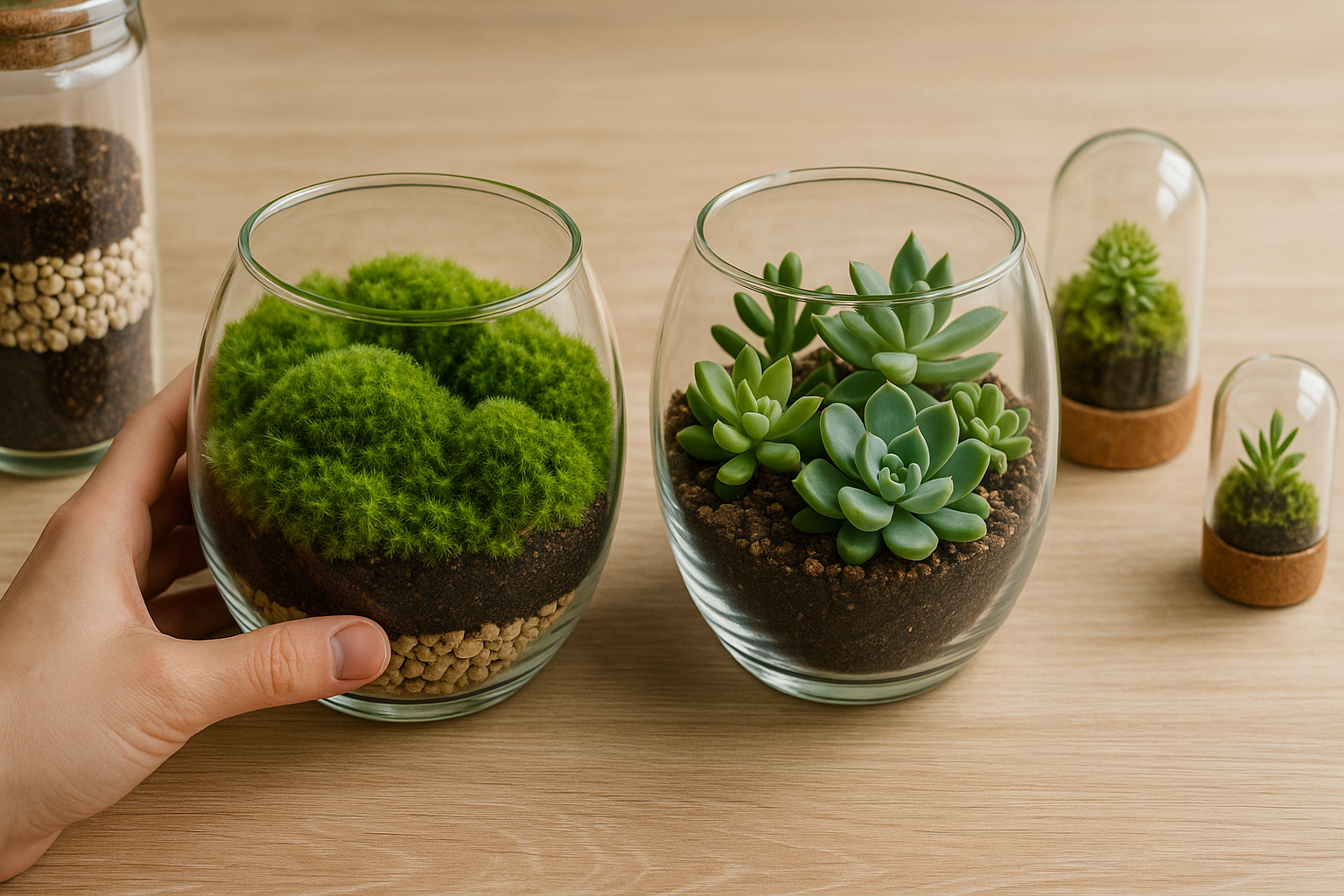 Moss vs Succulent Terrarium: Which is Best for Your Interior?