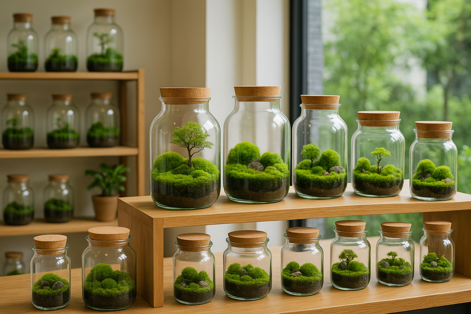 Image of Comparing Specialty Moss Terrariums!